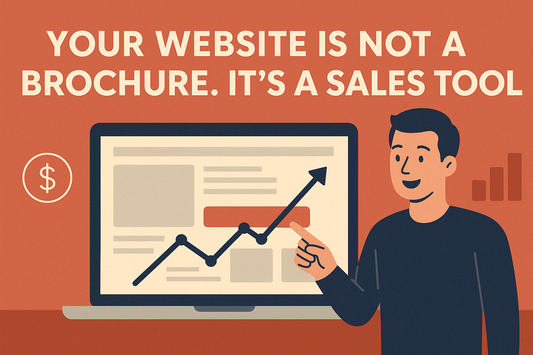 Your Website is Not a Brochure. It's a Sales Tool