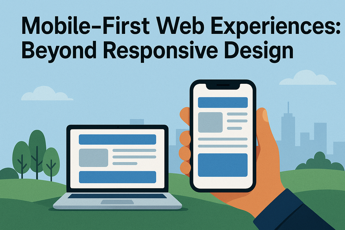 Mobile-First Web Experiences: Beyond Responsive Design
