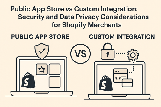 Public App Store vs Custom Integration: Security and Data Privacy Considerations for Shopify Merchants