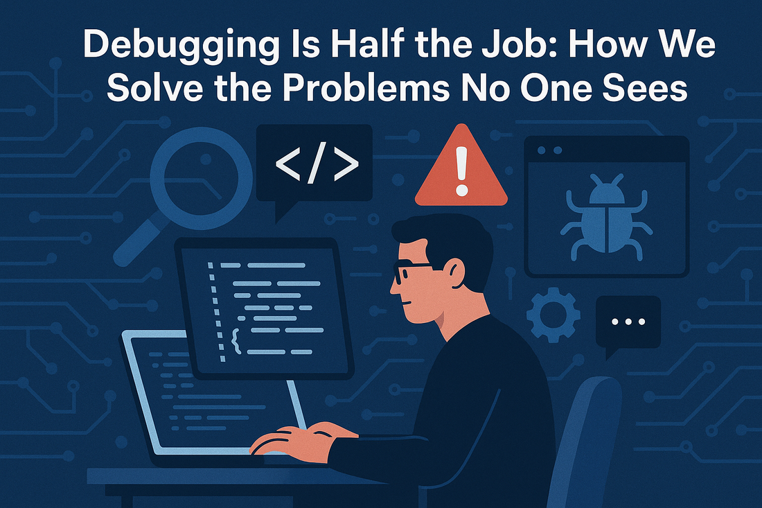Debugging Is Half the Job: How We Solve the Problems No One Sees