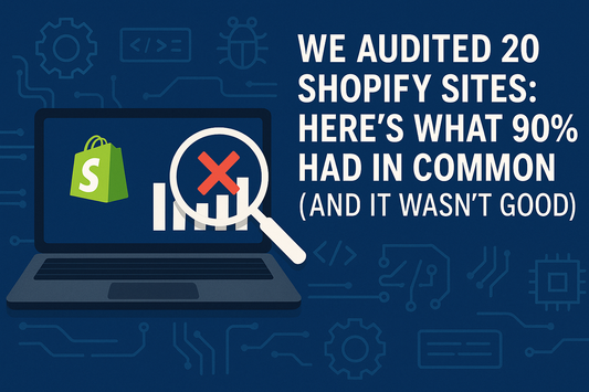 We Audited 20 Shopify Sites: Here’s What 90% Had in Common (and It Wasn’t Good)