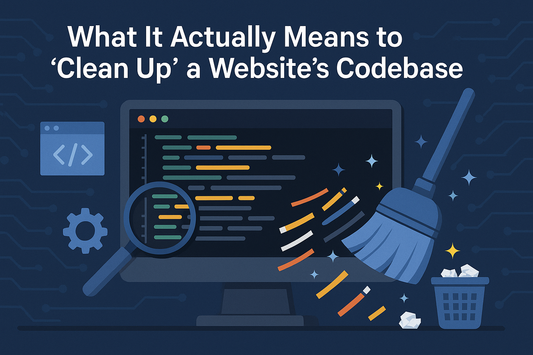 What It Actually Means to “Clean Up” a Website’s Codebase