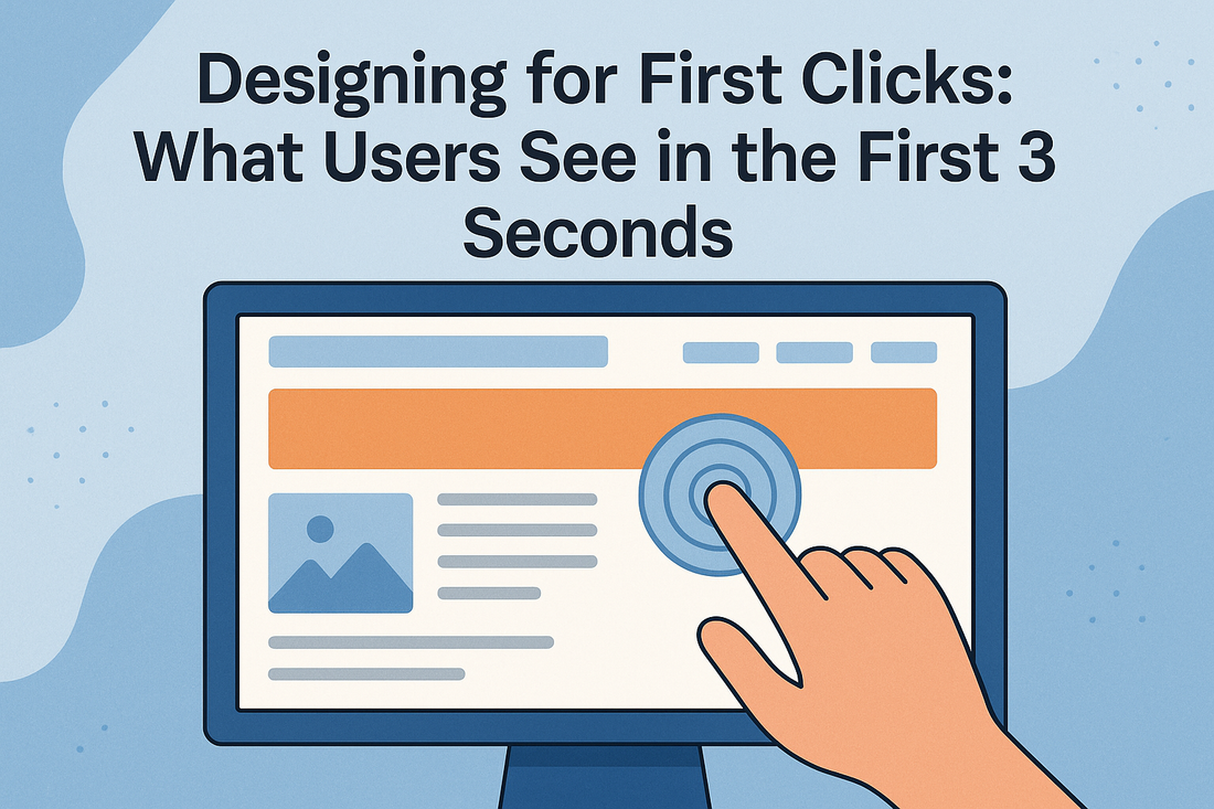 Designing for First Clicks: What Users See in the First 3 Seconds