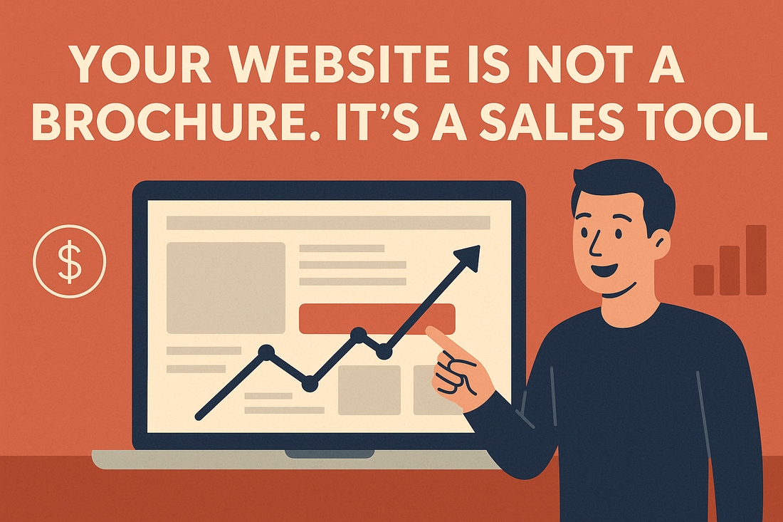Your Website is Not a Brochure. It's a Sales Tool