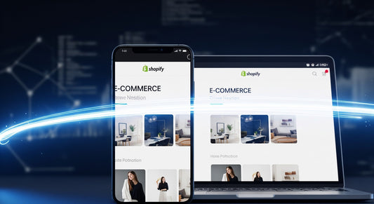 Developer optimizing Shopify store speed and performance metrics on desktop dashboard showing Core Web Vitals and site speed analytics.