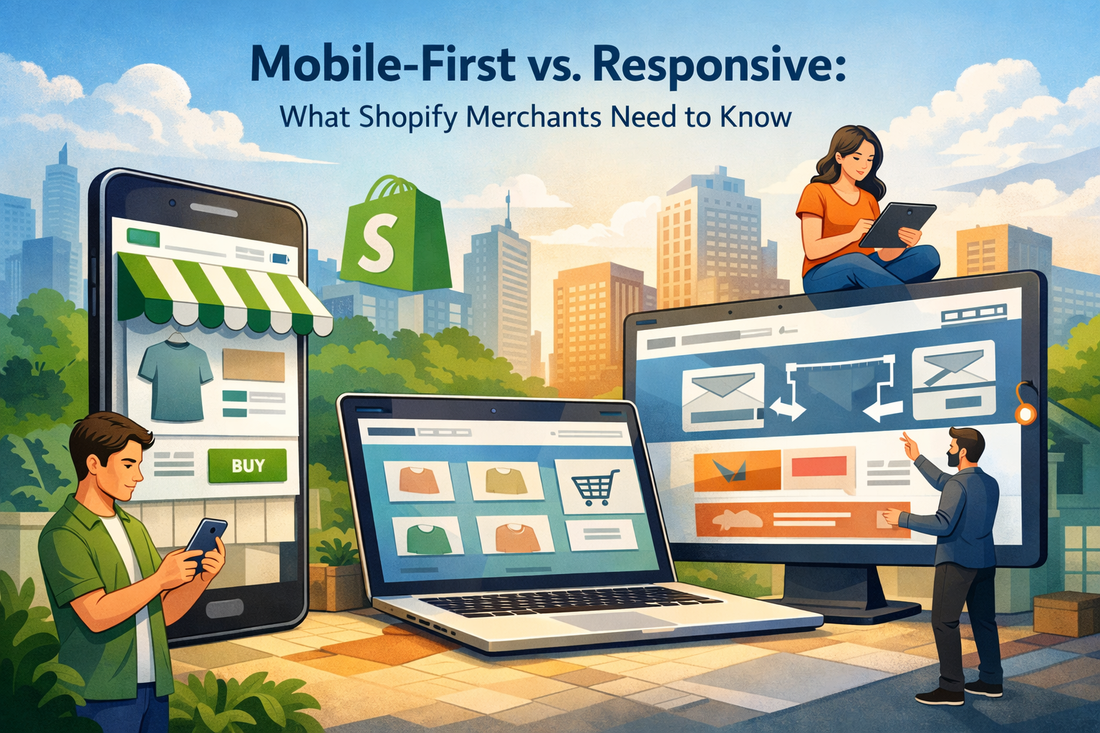 Mobile-First vs. Responsive: What Shopify Merchants Need to Know