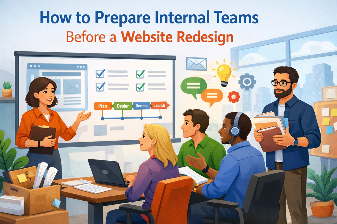 How to Prepare Internal Teams Before a Website Redesign
