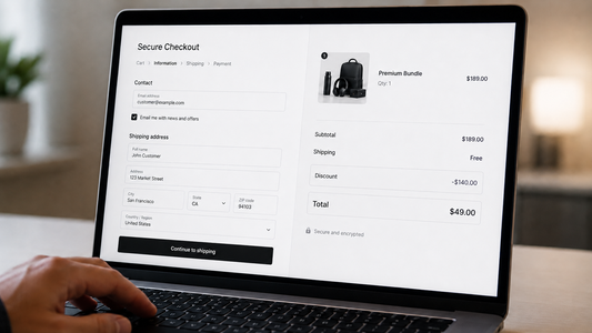 Shopper viewing a checkout where an incorrect discount reduces a $189 order total to $49