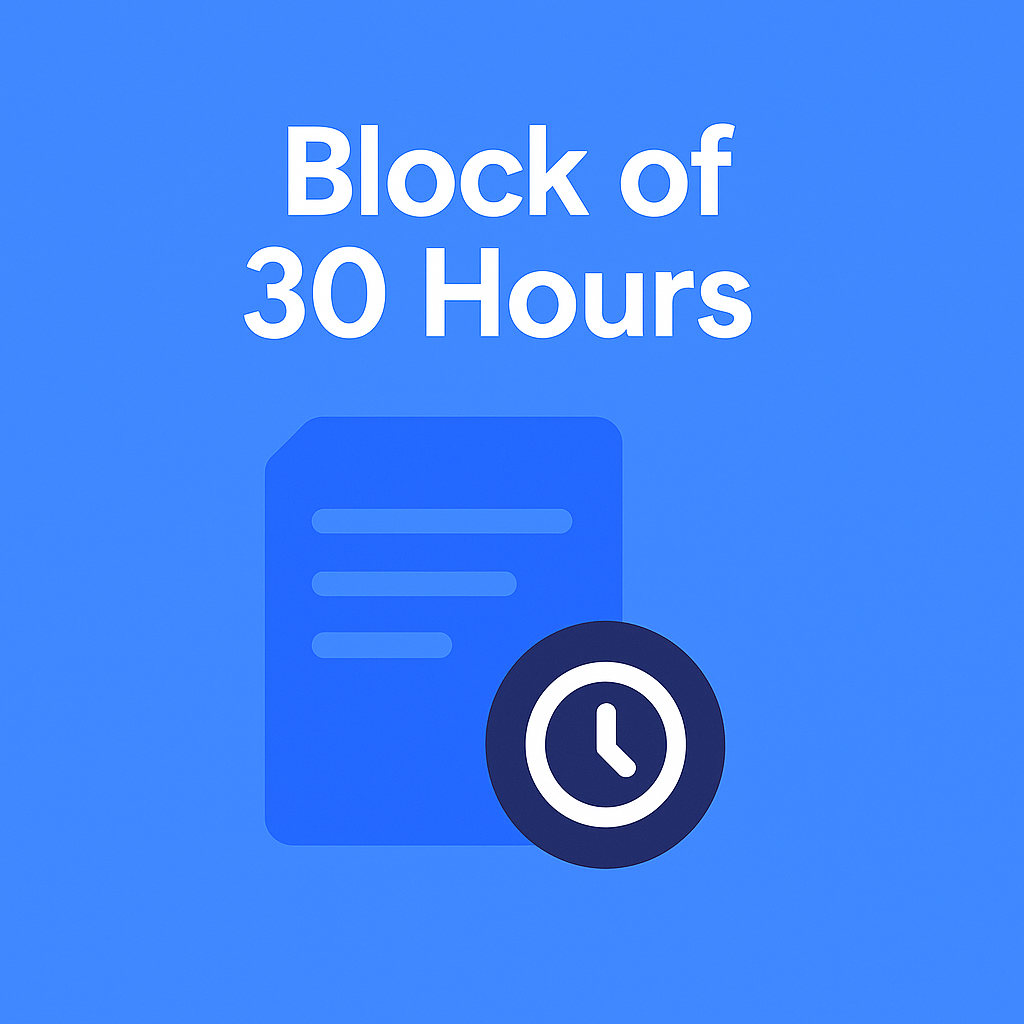 Block of 30 Hours